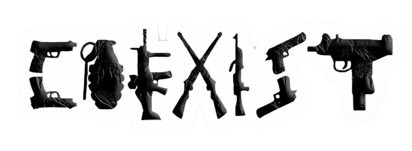 Coexist Decal
