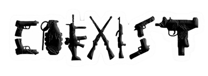 Coexist Decal