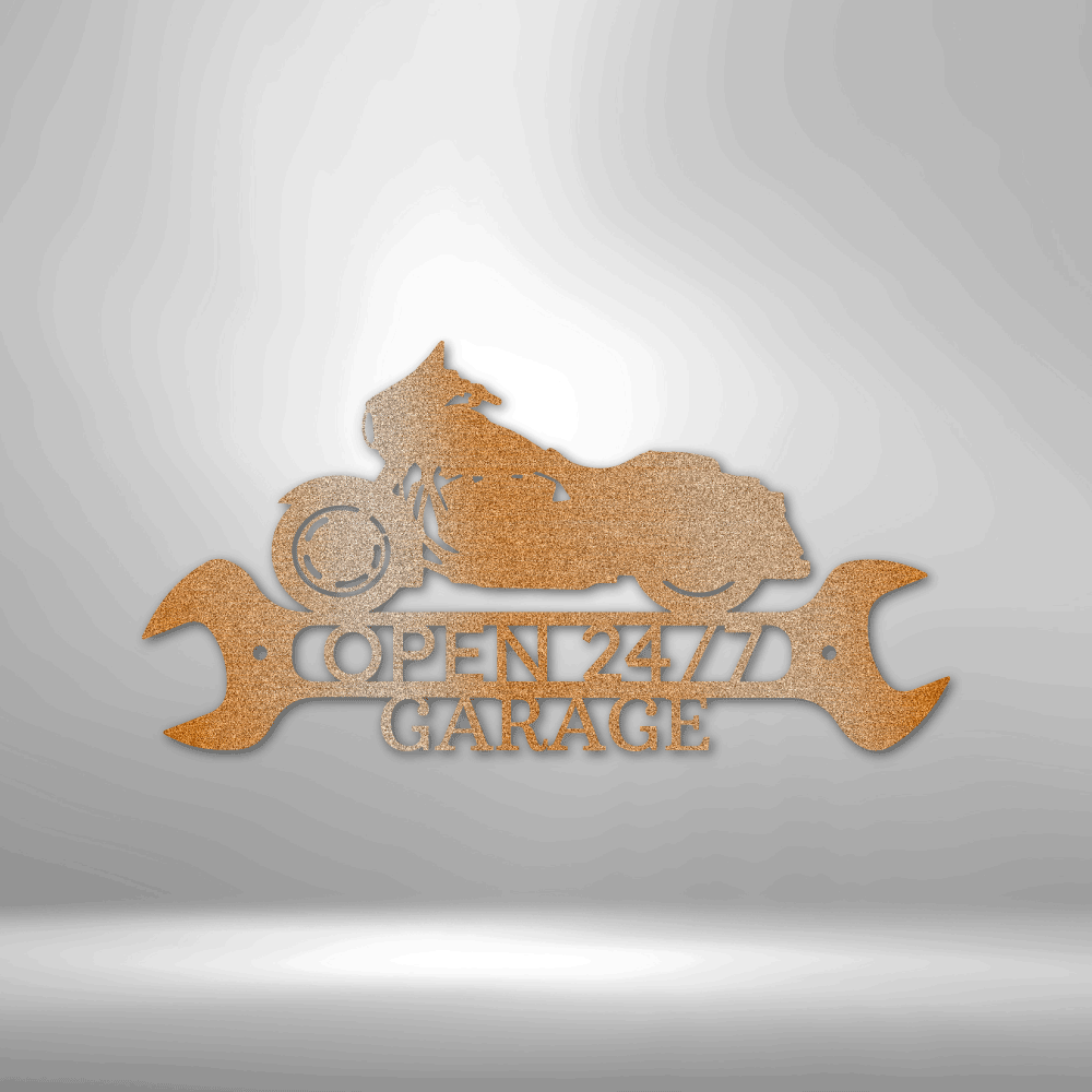 Street Glide Shop Monogram - Steel Sign – Right Words